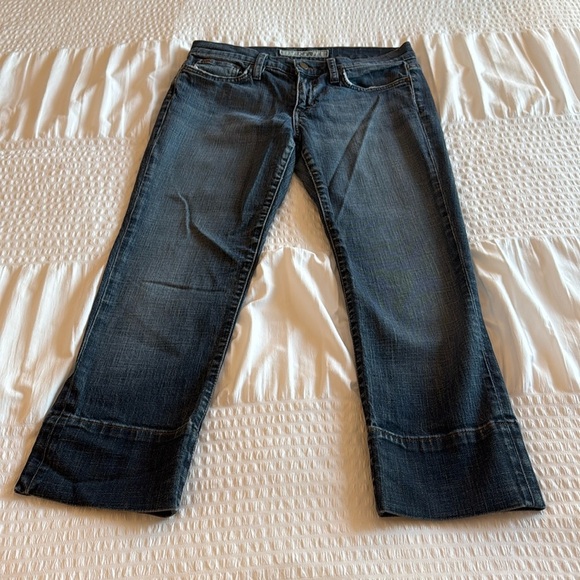 Joes cropped straight leg medium wash denim jeans size 29 - Picture 2 of 10